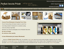 Tablet Screenshot of chinacanvasprints.com